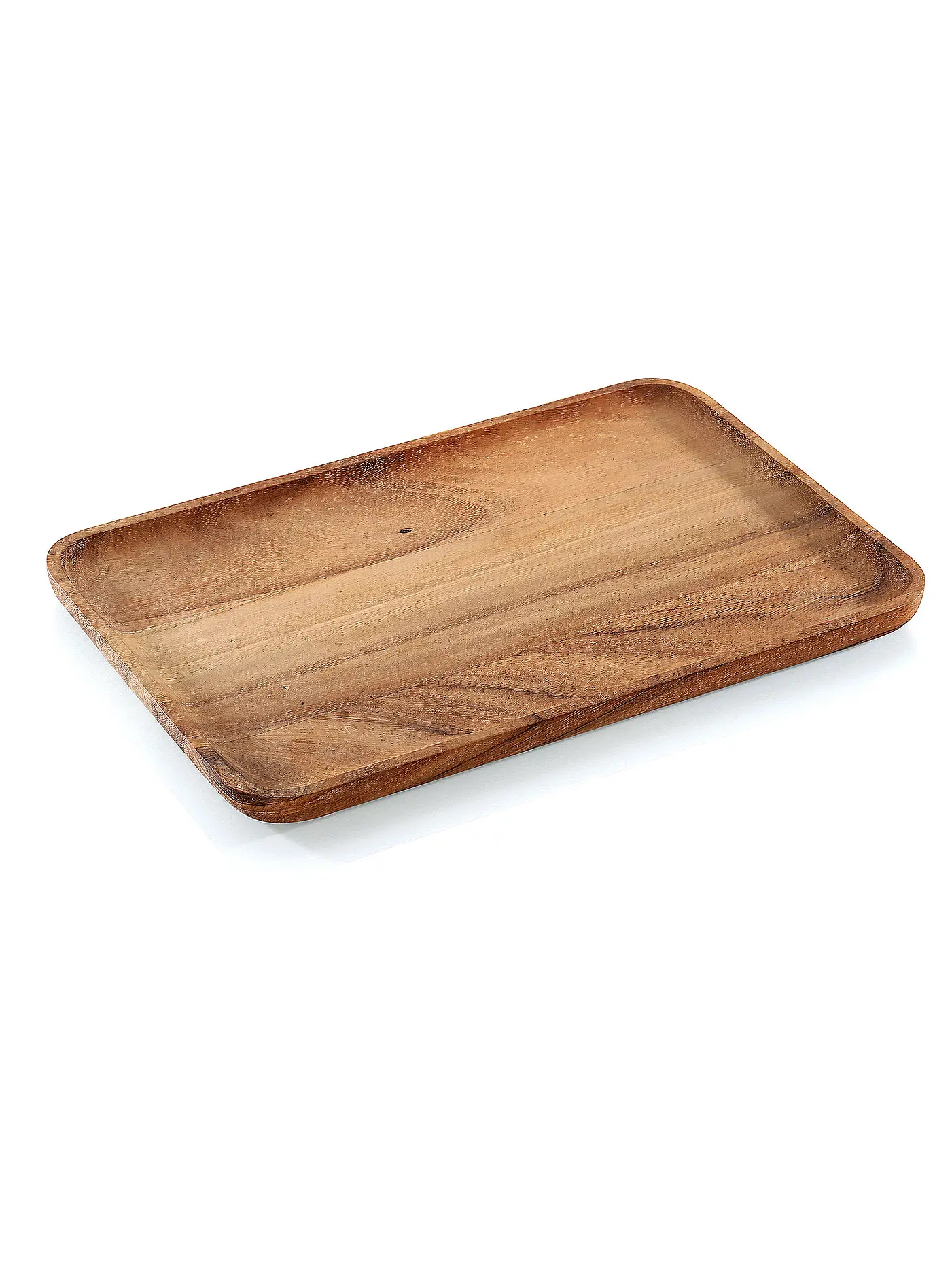ZASSENHAUS | Holzbrett - Snackplatte, Akazie 35,5×23,5 cm | 